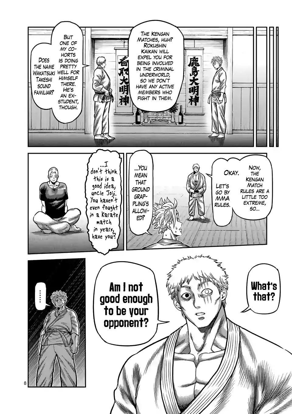Kengan Omega Chapter 28 - Page 8 in English
