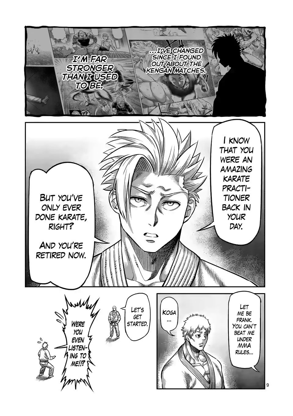 Kengan Omega Chapter 28 - Page 9 in English