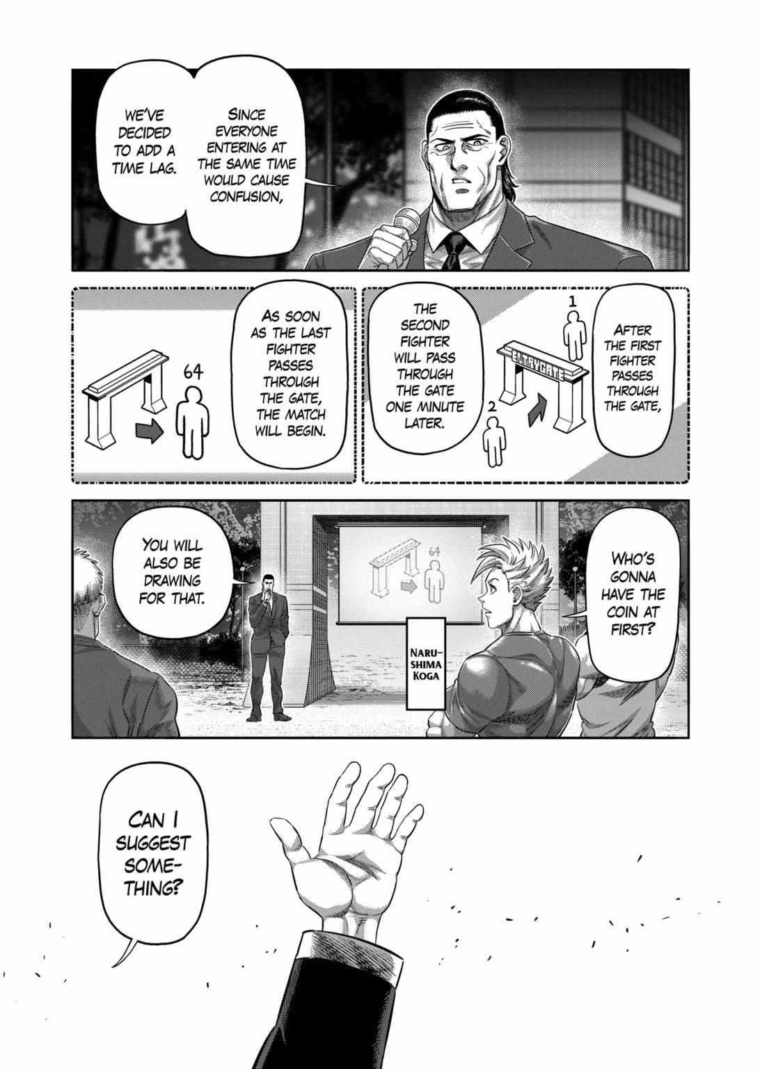 Kengan Omega Chapter 328 - Page 9 in English