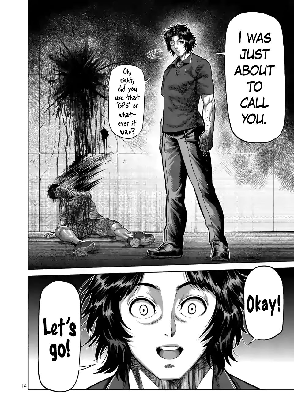 Kengan Omega Chapter 33 - Page 14 in English
