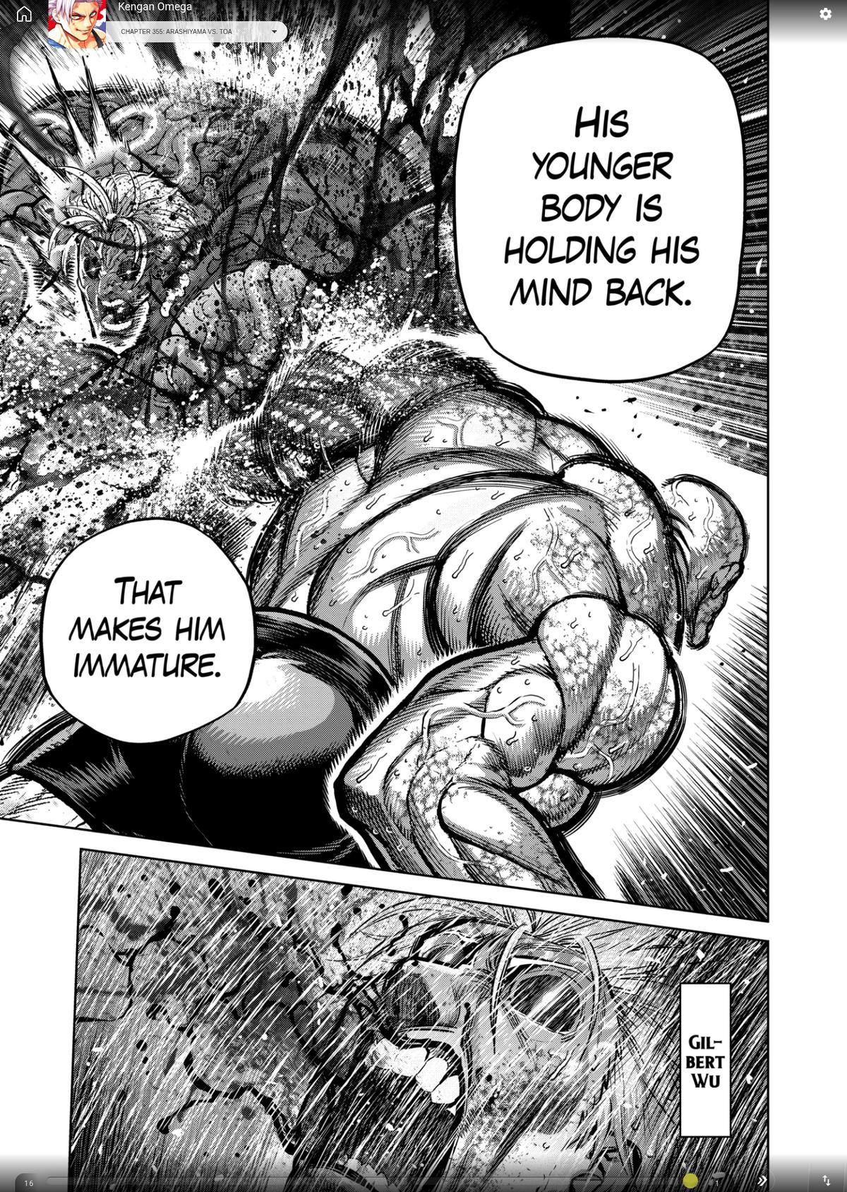 Kengan Omega Chapter 355 - Page 3 in English