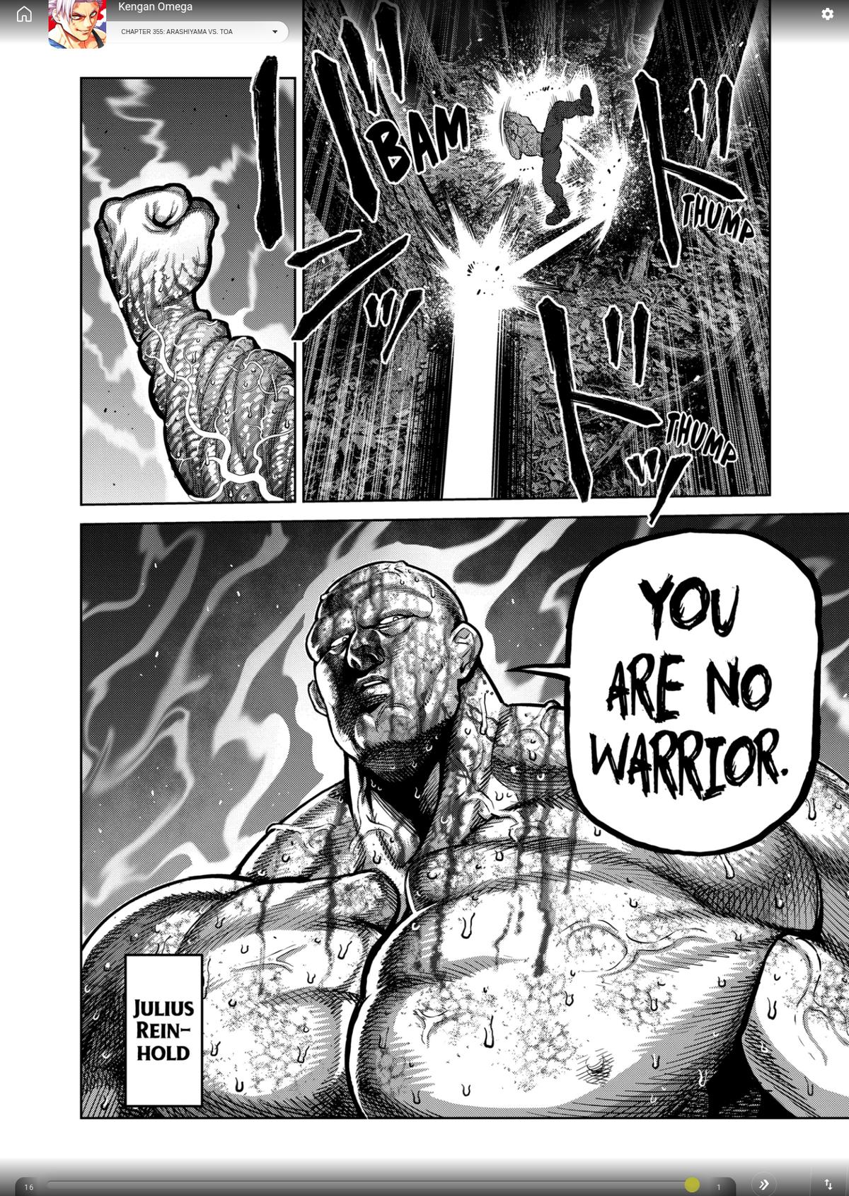 Kengan Omega Chapter 355 - Page 4 in English