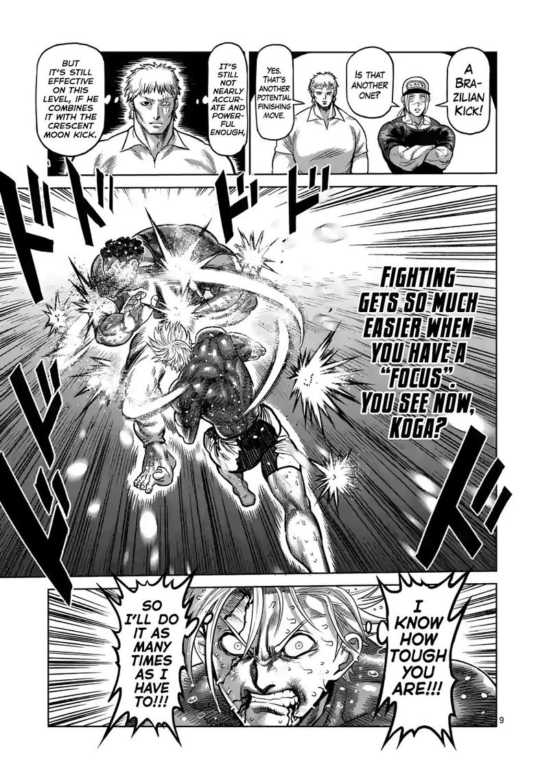 Kengan Omega Chapter 36 - Page 9 in English