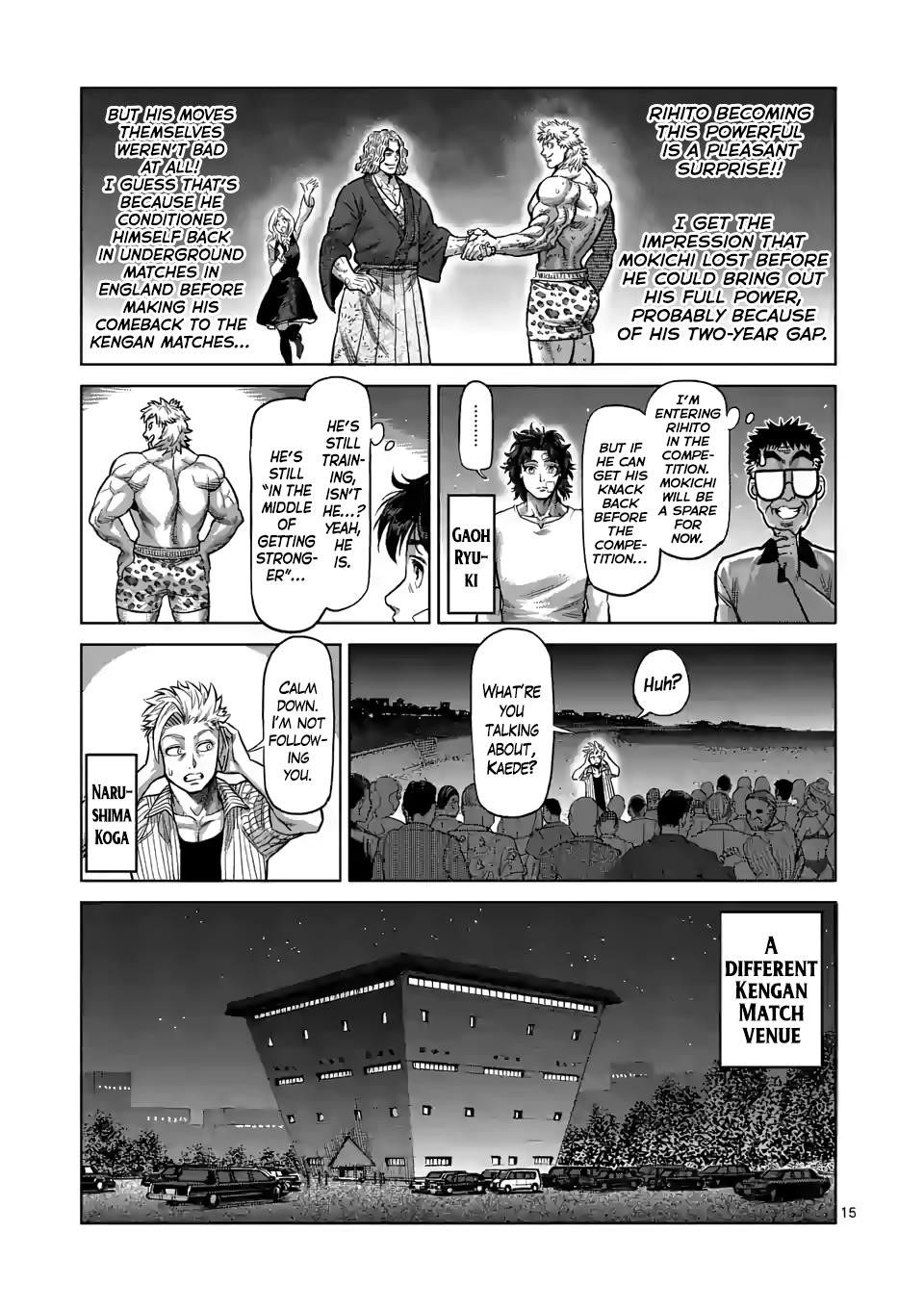 Kengan Omega Chapter 44 - Page 15 in English
