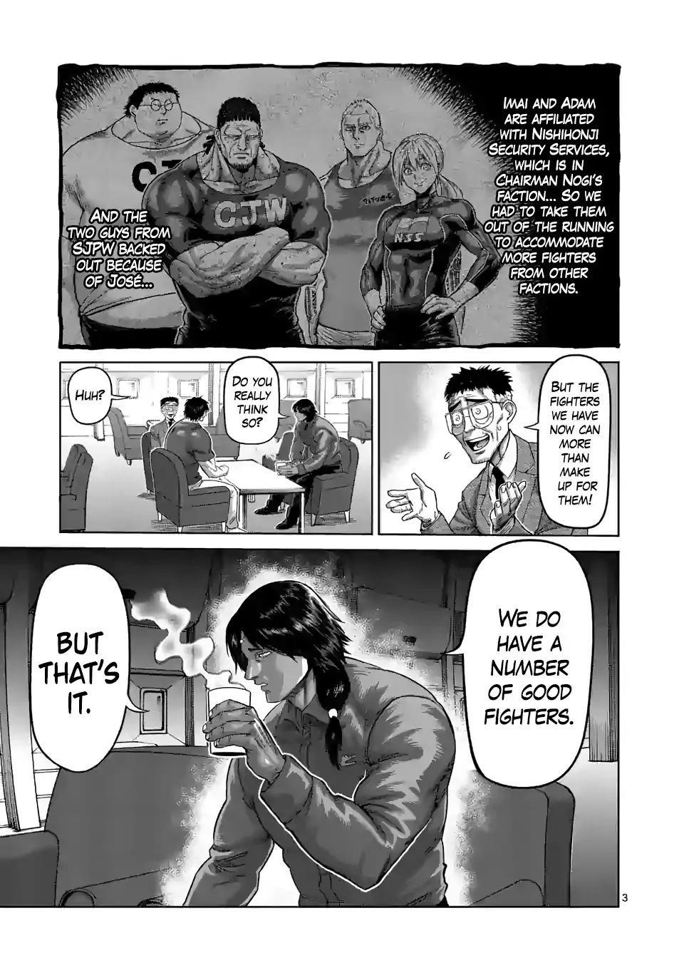 Kengan Omega Chapter 57 - Page 3 in English