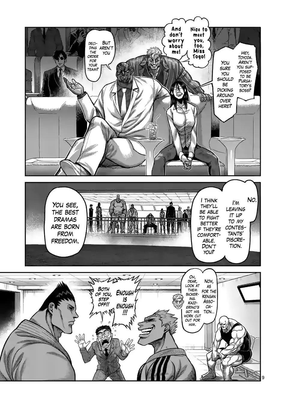 Kengan Omega Chapter 58 - Page 9 in English