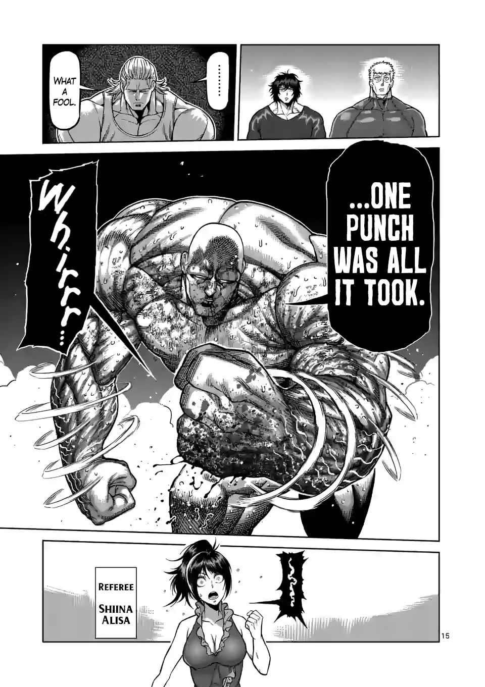 Kengan Omega Chapter 75 - Page 15 in English