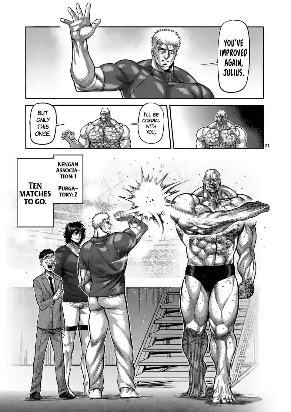 Kengan Omega Chapter 75 - Page 21 in English