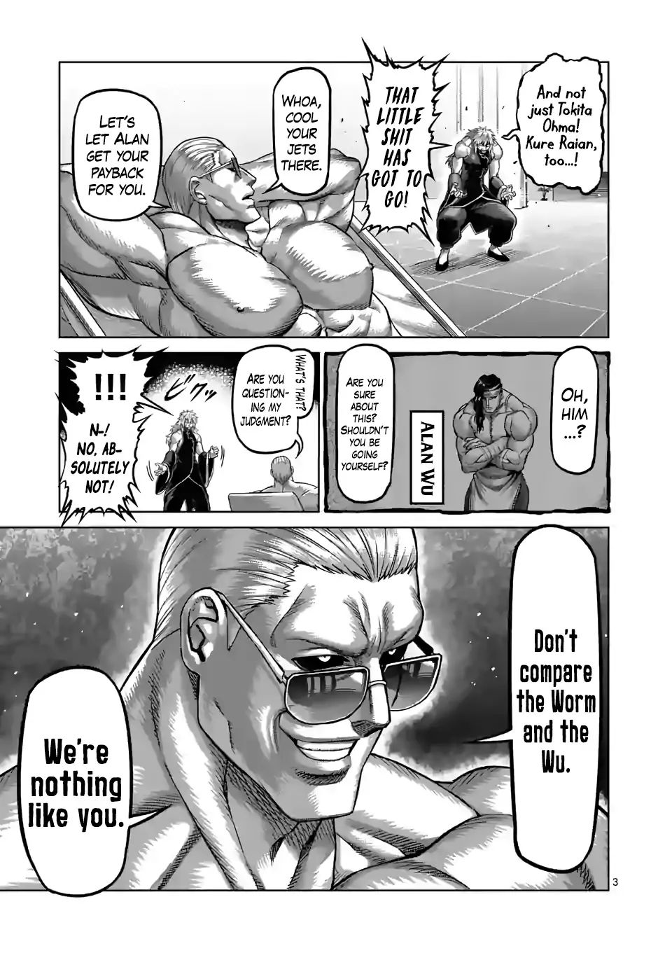 Kengan Omega Chapter 76 - Page 3 in English