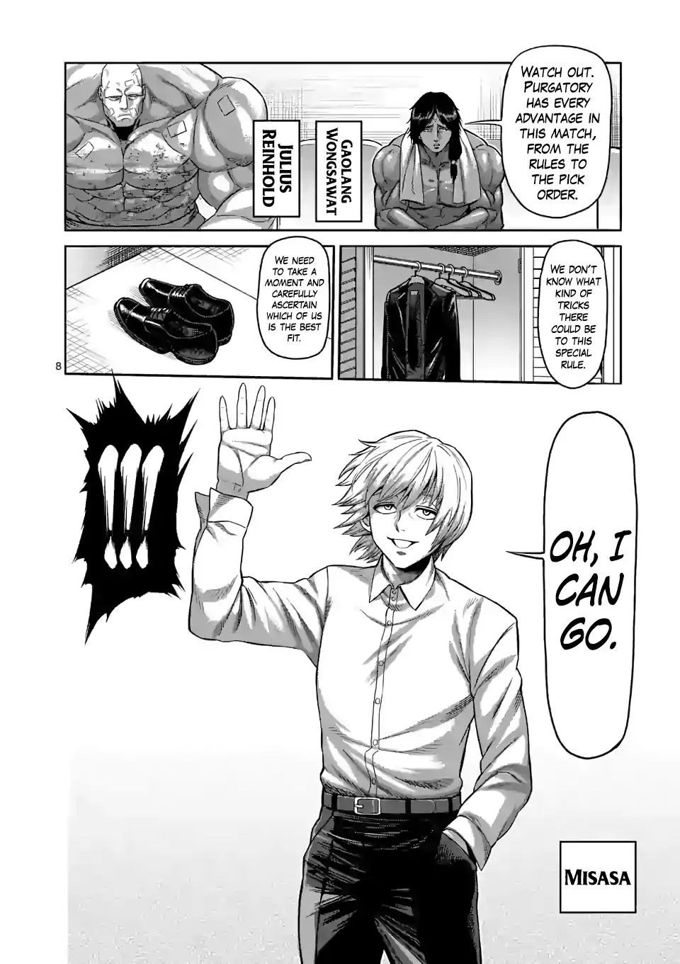 Kengan Omega Chapter 76 - Page 8 in English