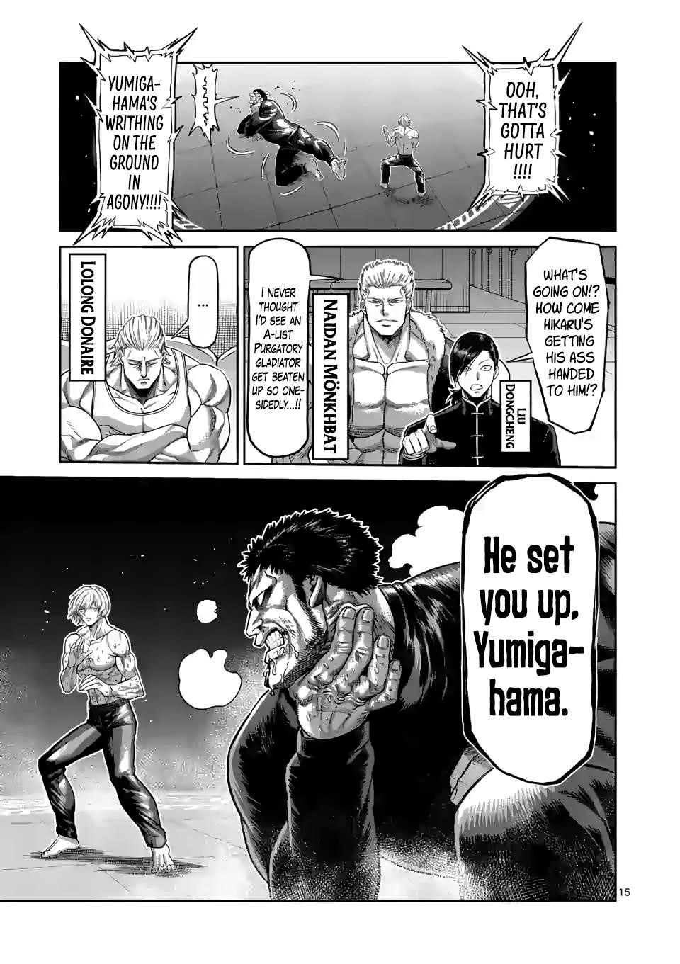 Kengan Omega Chapter 79 - Page 15 in English