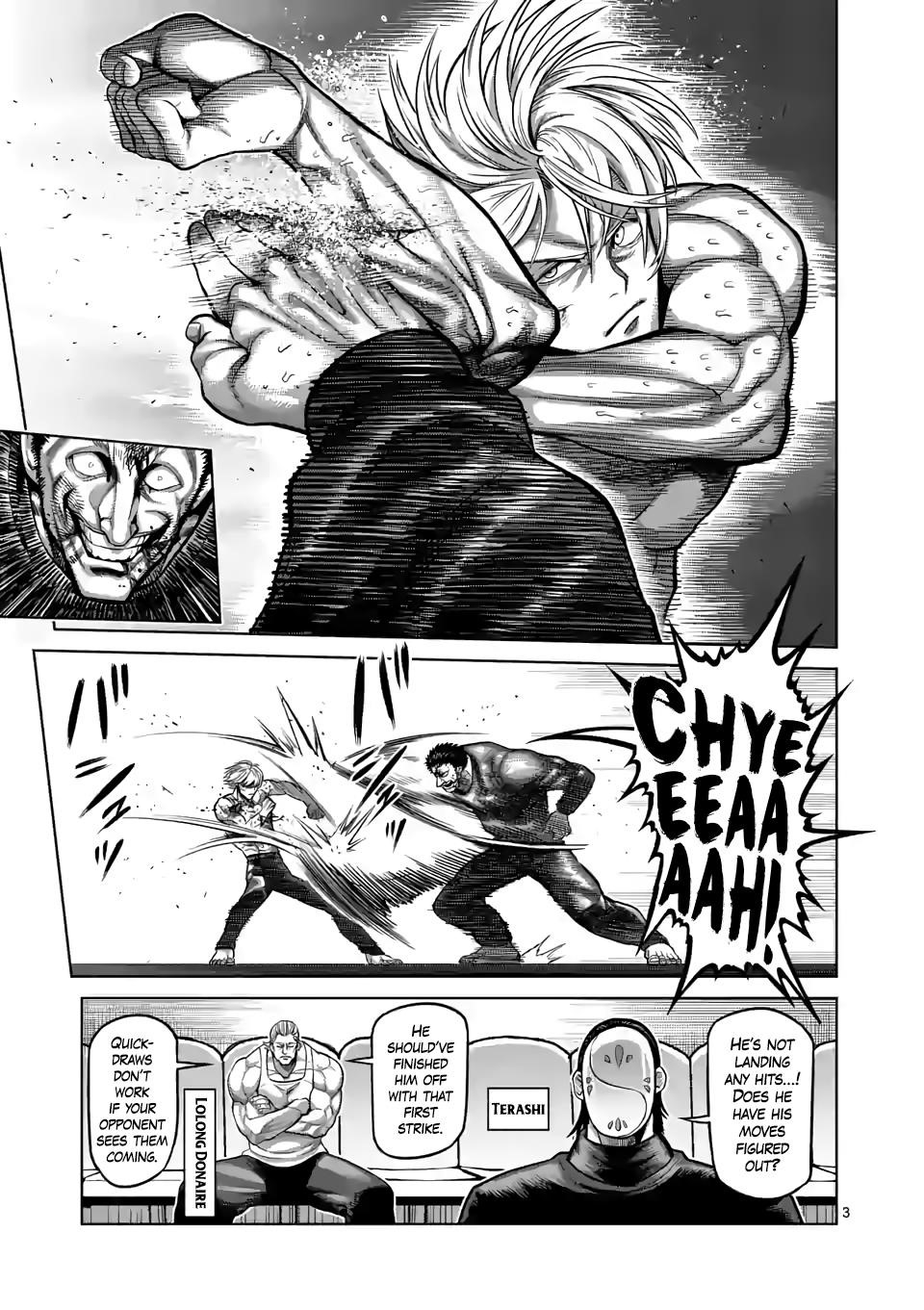 Kengan Omega Chapter 80 - Page 3 in English