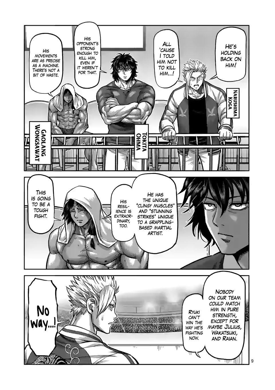 Kengan Omega Chapter 83 - Page 9 in English