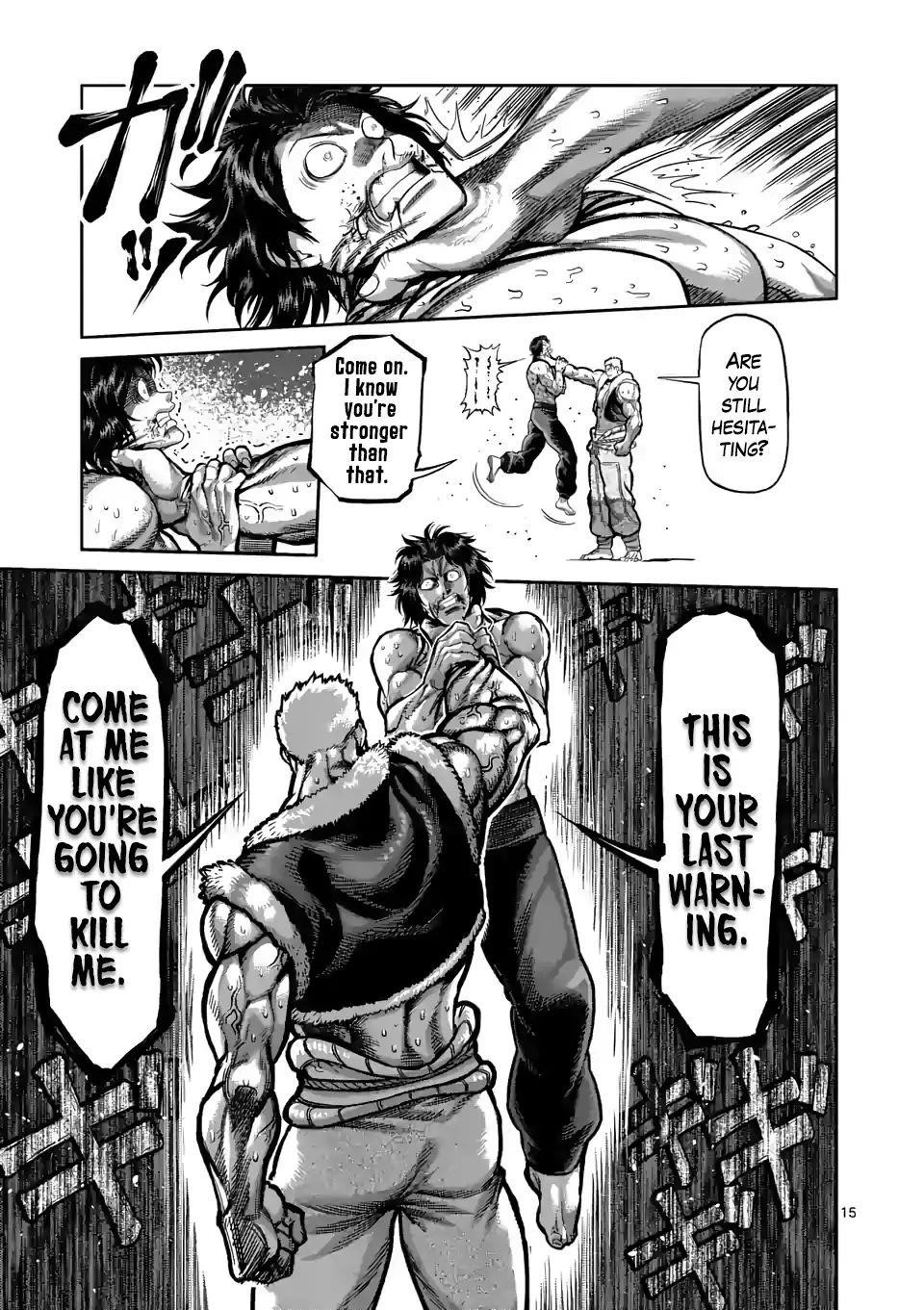 Kengan Omega Chapter 84 - Page 15 in English
