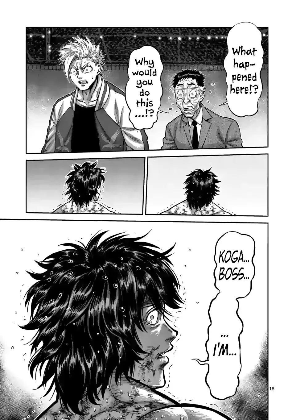 Kengan Omega Chapter 87 - Page 15 in English