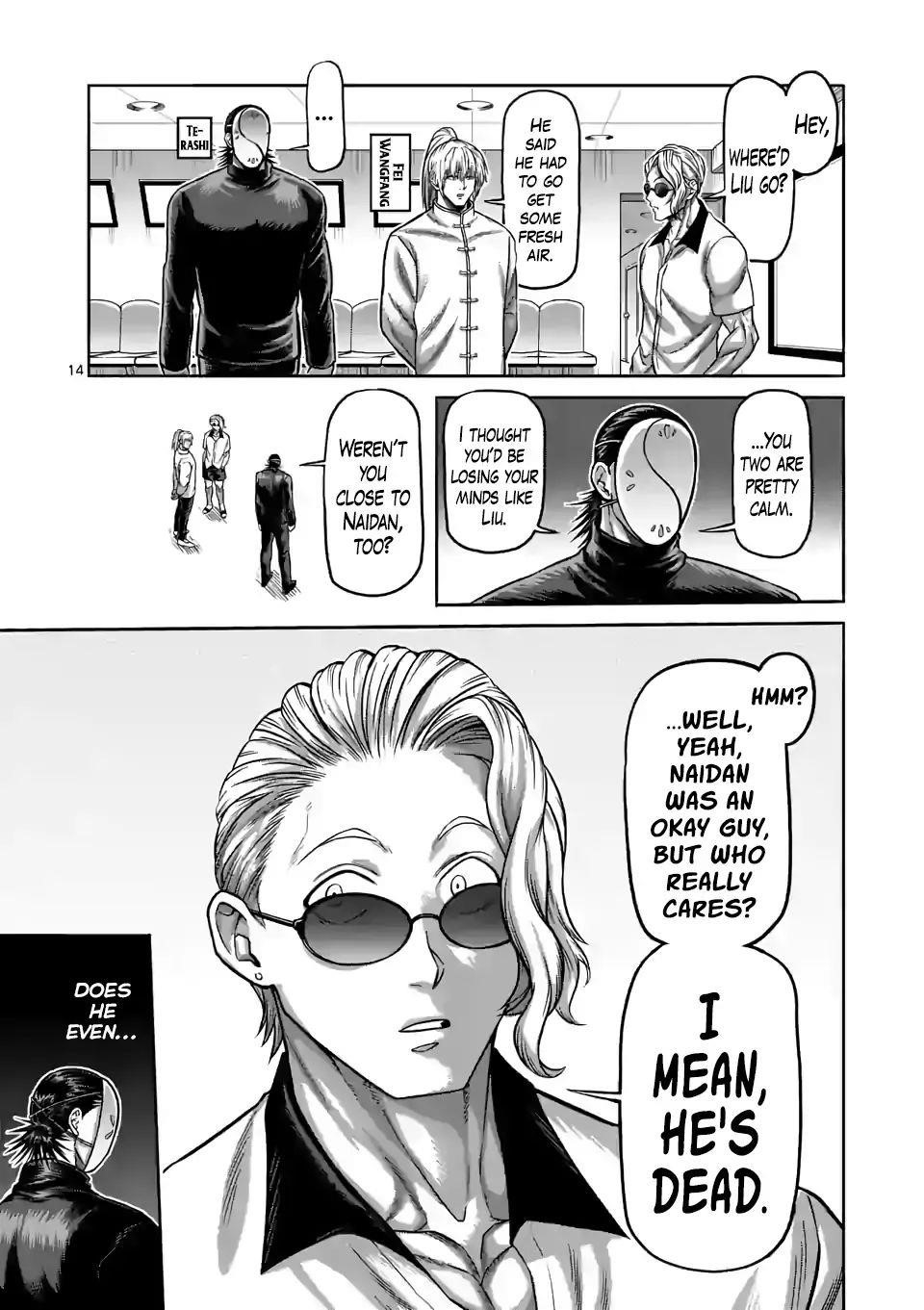 Kengan Omega Chapter 88 - Page 14 in English