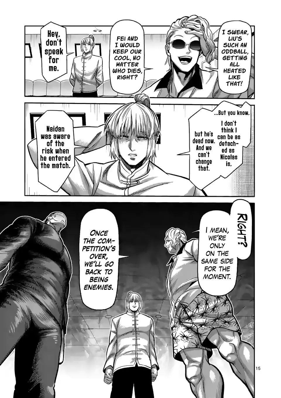 Kengan Omega Chapter 88 - Page 15 in English