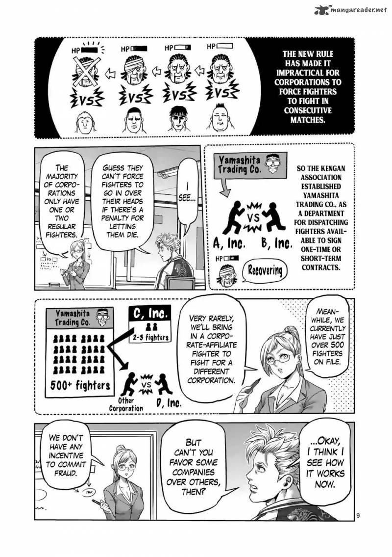 Kengan Omega Chapter 9 - Page 9 in English