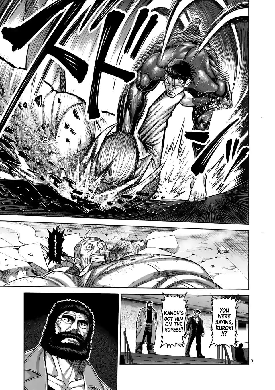 Kengan Omega Chapter 92 - Page 9 in English