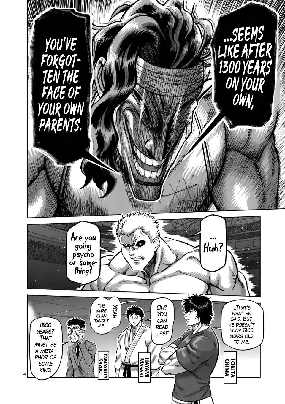 Kengan Omega Chapter 95 - Page 4 in English