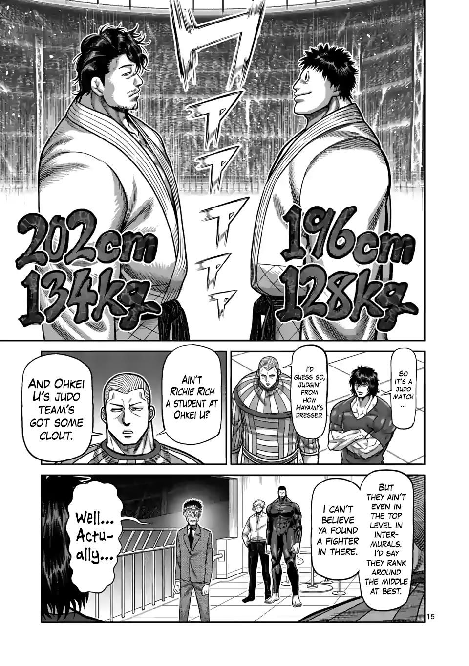 Kengan Omega Chapter 97 - Page 15 in English
