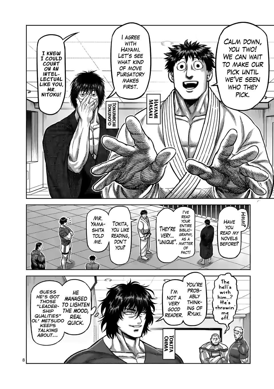 Kengan Omega Chapter 97 - Page 8 in English