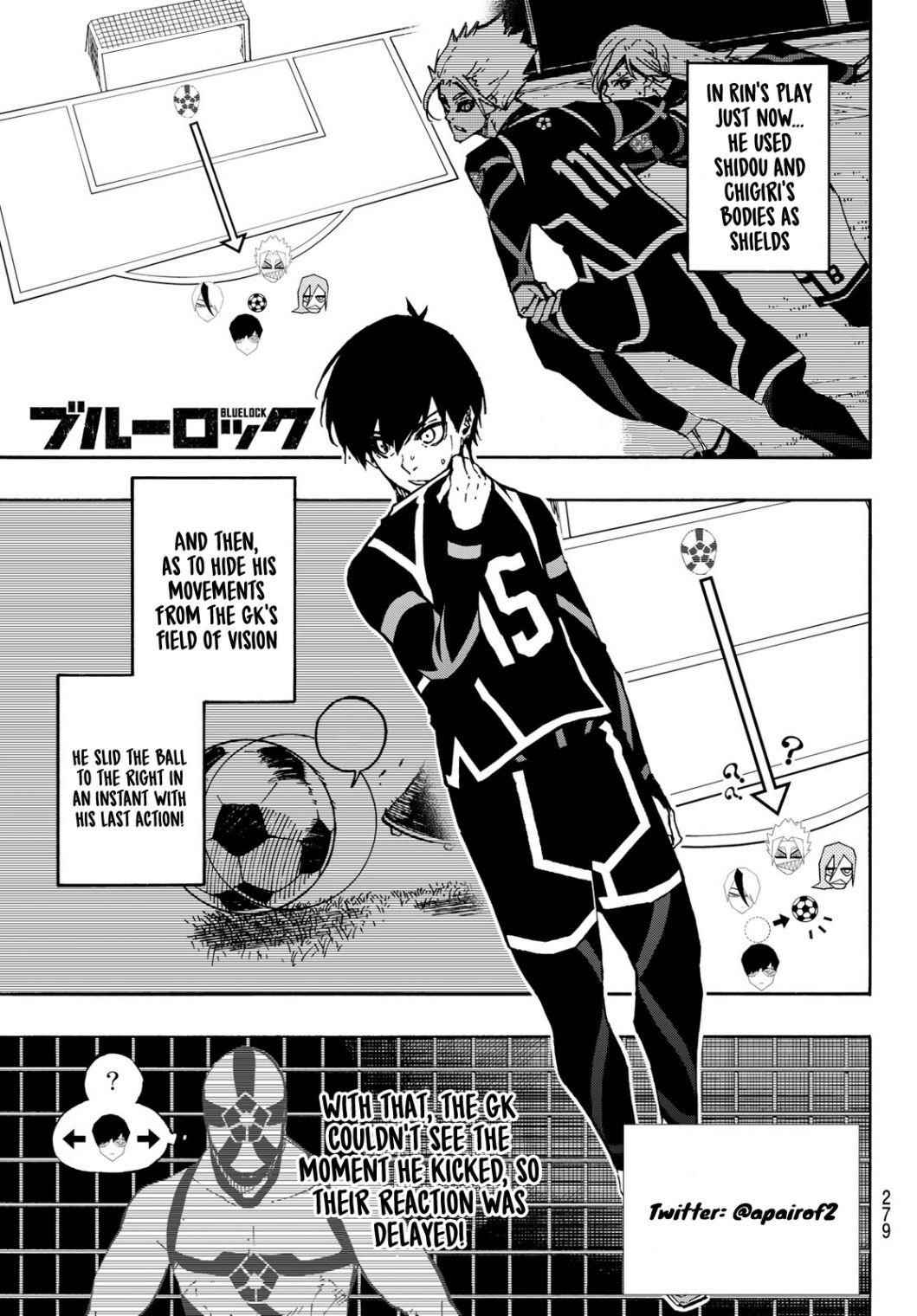 Blue Lock Chapter 100 - Page 3 in English
