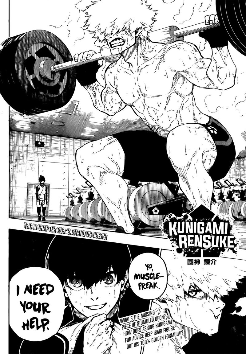 Blue Lock Chapter 208 - Page 20 in English