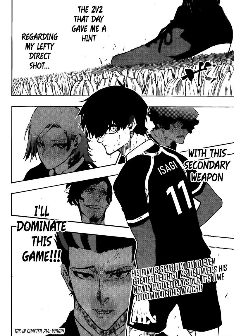 Blue Lock Chapter 213 - Page 18 in English