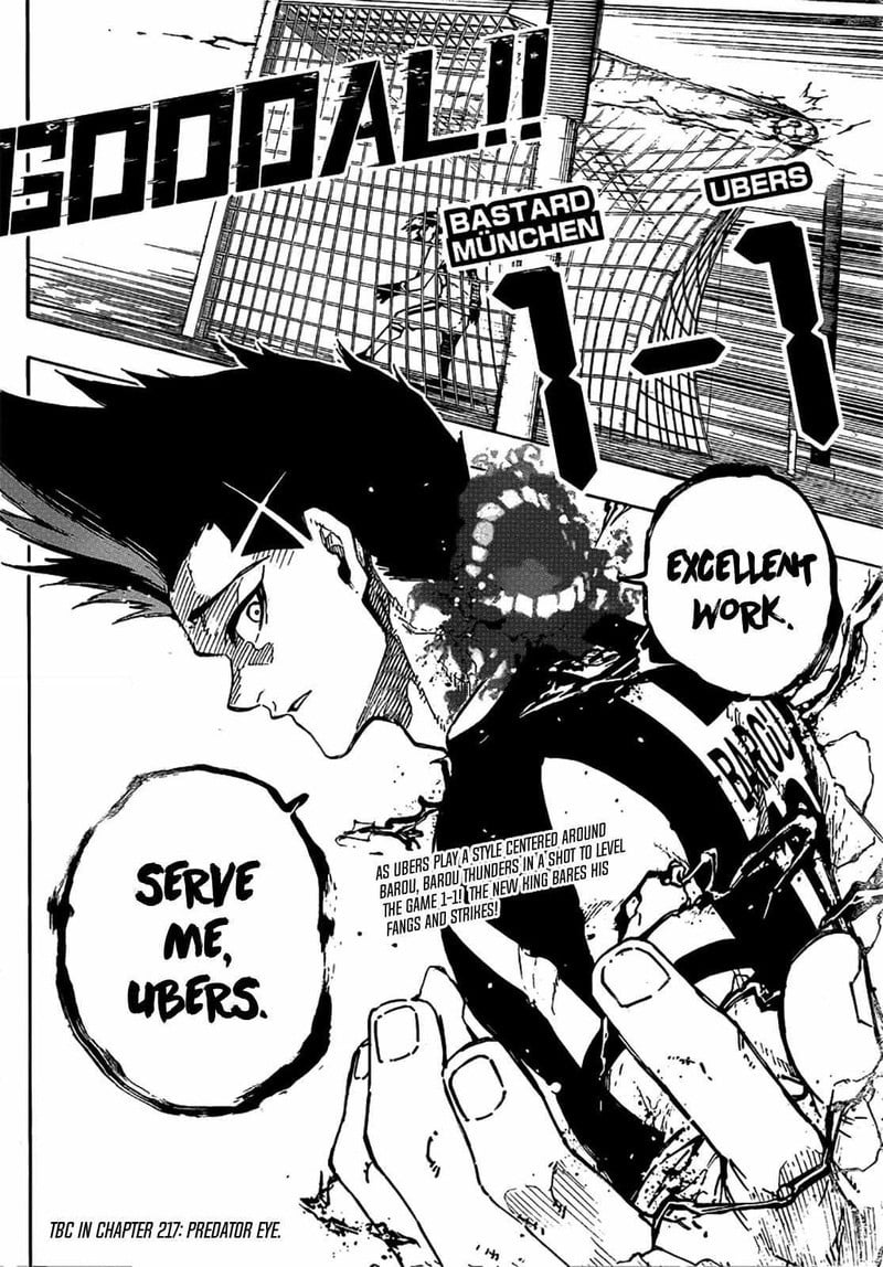 Blue Lock Chapter 216 - Page 19 in English