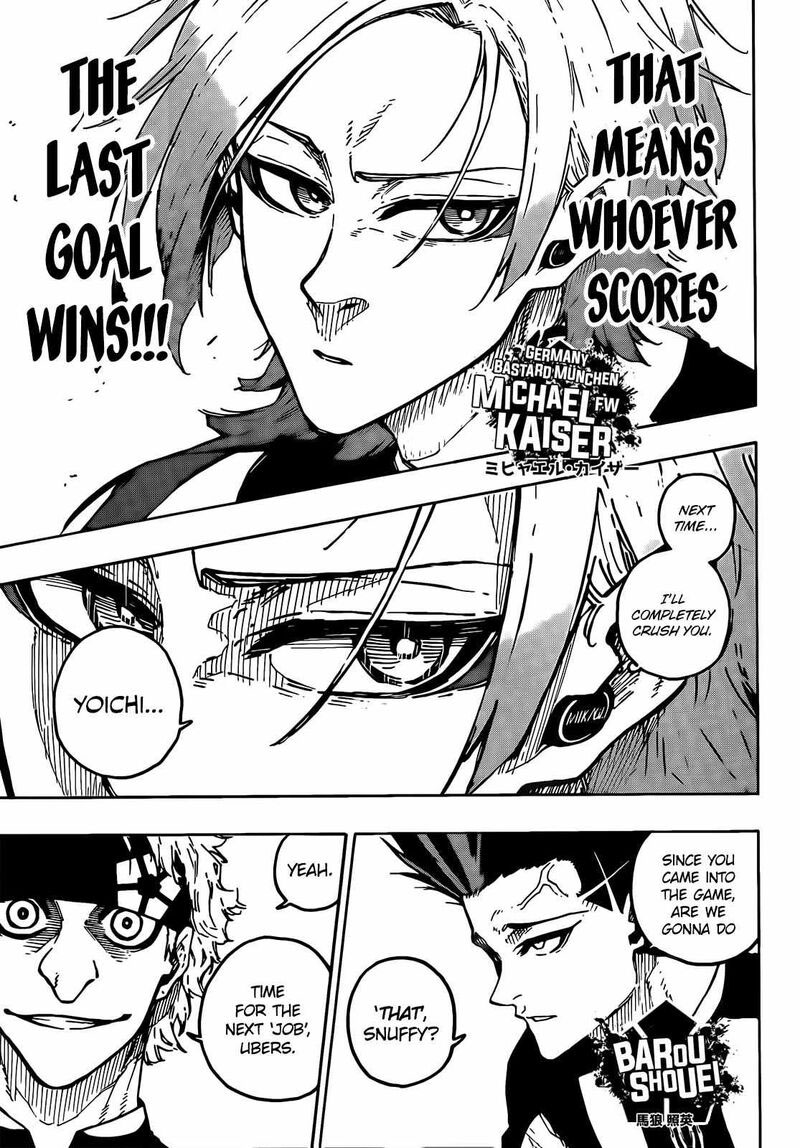 Blue Lock Chapter 222 - Page 3 in English