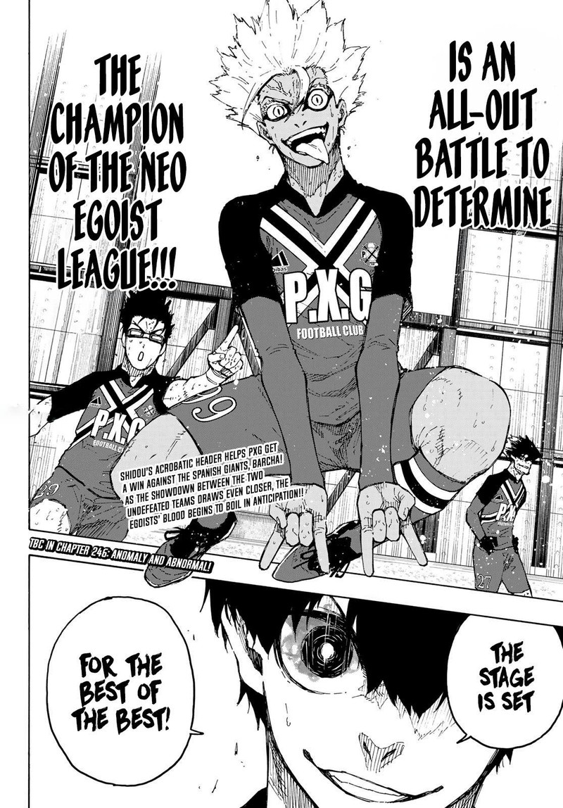 Blue Lock Chapter 245 - Page 19 in English