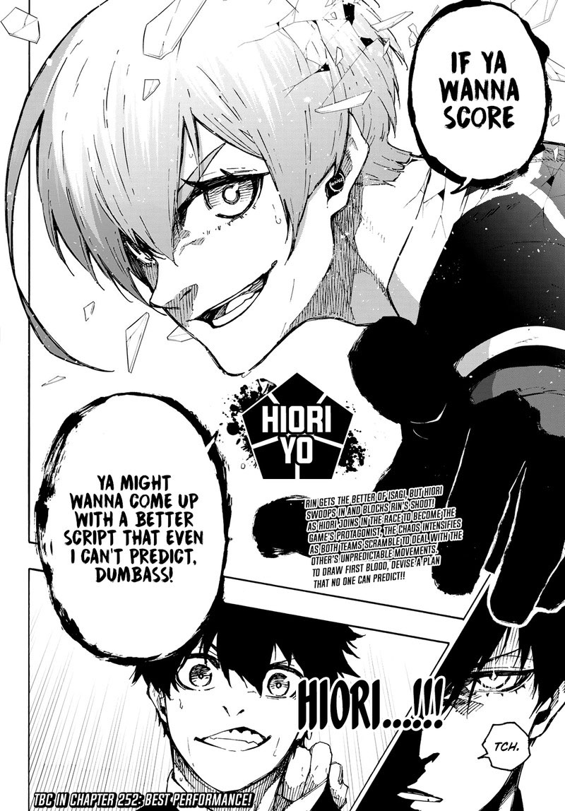 Blue Lock Chapter 251 - Page 17 in English