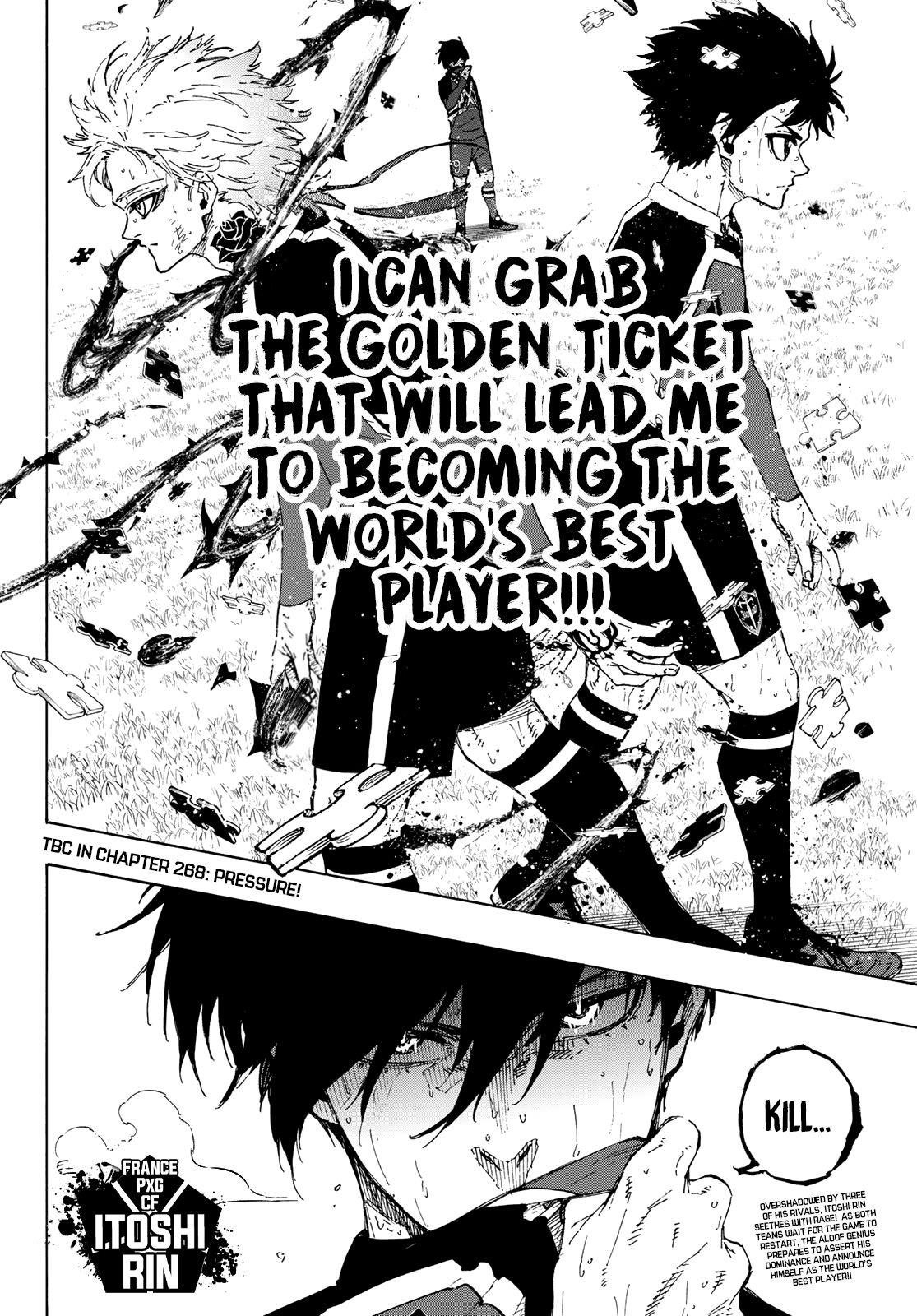Blue Lock Chapter 267 - Page 18 in English