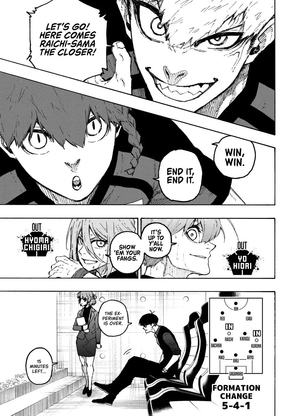 Blue Lock Chapter 322 - Page 3 in English