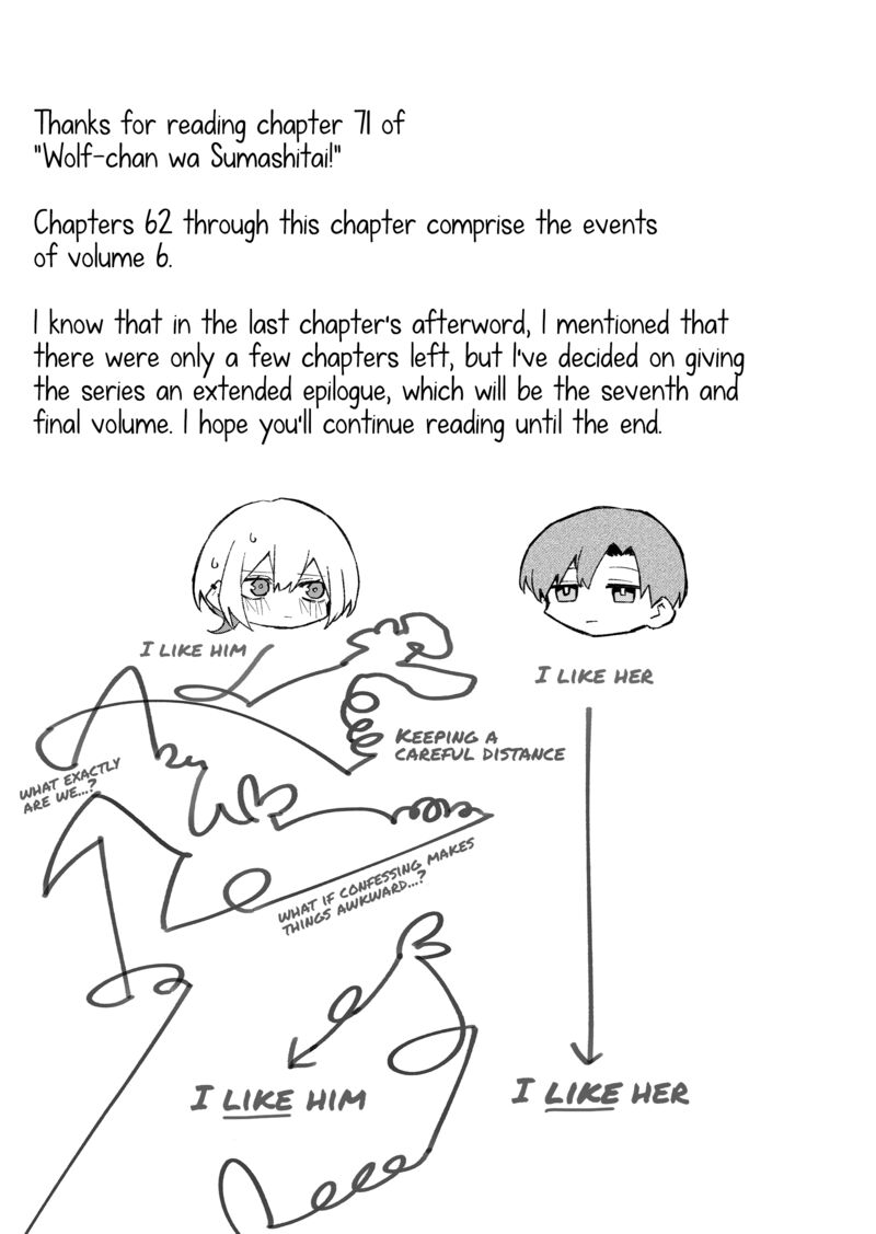 The Wolf Girl Is Trying to Feign Indifference Chapter 71 - Page 21 in English