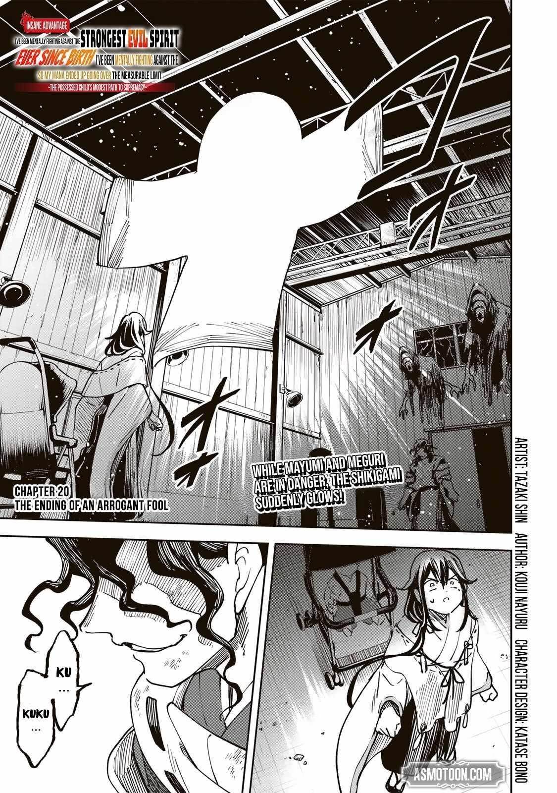 I’ve Been Mentally Fighting Against The Strongest Evil Spirit Ever Since Birth (Insane Advantage), So My Magic Power Ended Up Going Over The Measurable Limit ~The Possessed Child’s Modest Path to Supremacy~ Chapter 20 - Page 1 in English