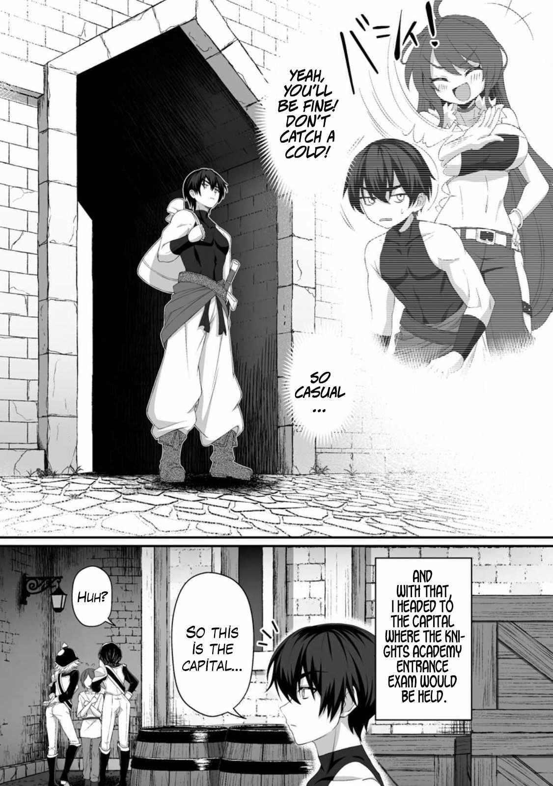 I, the Only Male Knight in a Chastity-Reversed World, Entered the Female Knight Academy and Was Treated as a Hero for Some Reason: Unrivaled in the Harem with My Unequaled Skills Chapter 2.1 - Page 7 in English