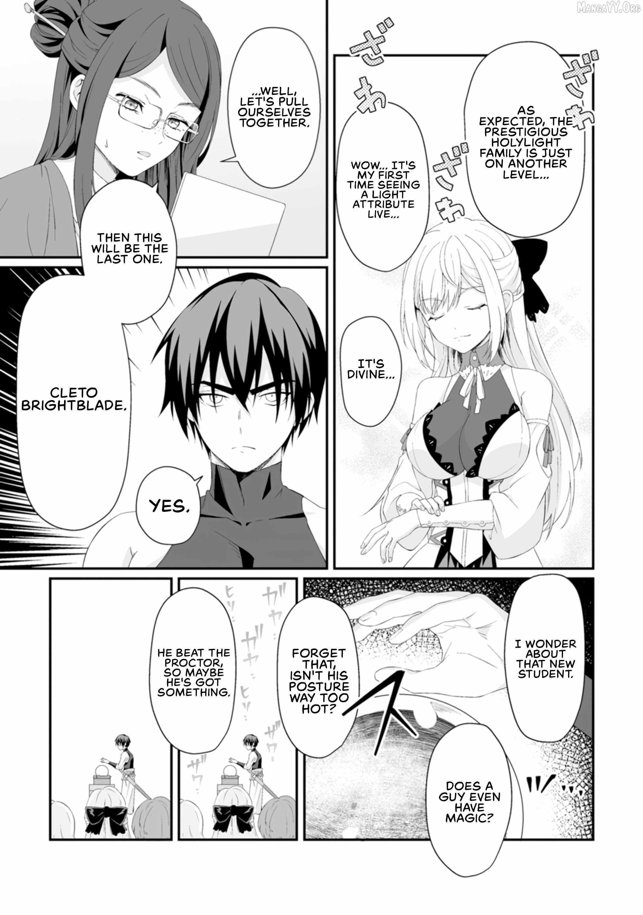 I, the Only Male Knight in a Chastity-Reversed World, Entered the Female Knight Academy and Was Treated as a Hero for Some Reason: Unrivaled in the Harem with My Unequaled Skills Chapter 5 - Page 9 in English