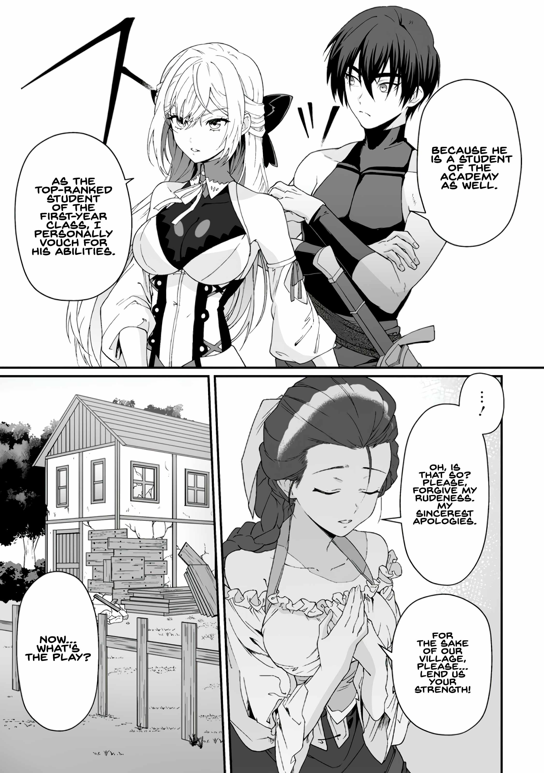 I, the Only Male Knight in a Chastity-Reversed World, Entered the Female Knight Academy and Was Treated as a Hero for Some Reason: Unrivaled in the Harem with My Unequaled Skills Chapter 8.1 - Page 3 in English