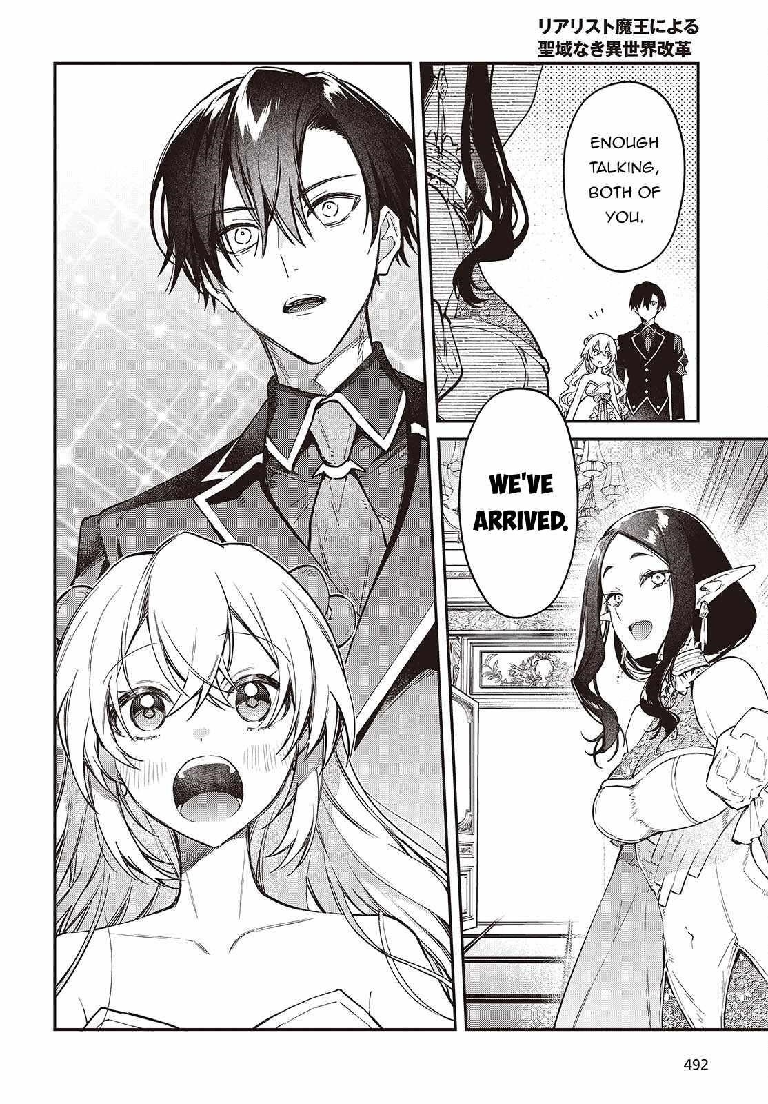 Realist Maou Niyoru Seiiki Naki Isekai Kaikaku Chapter 57 - Page 12 in English