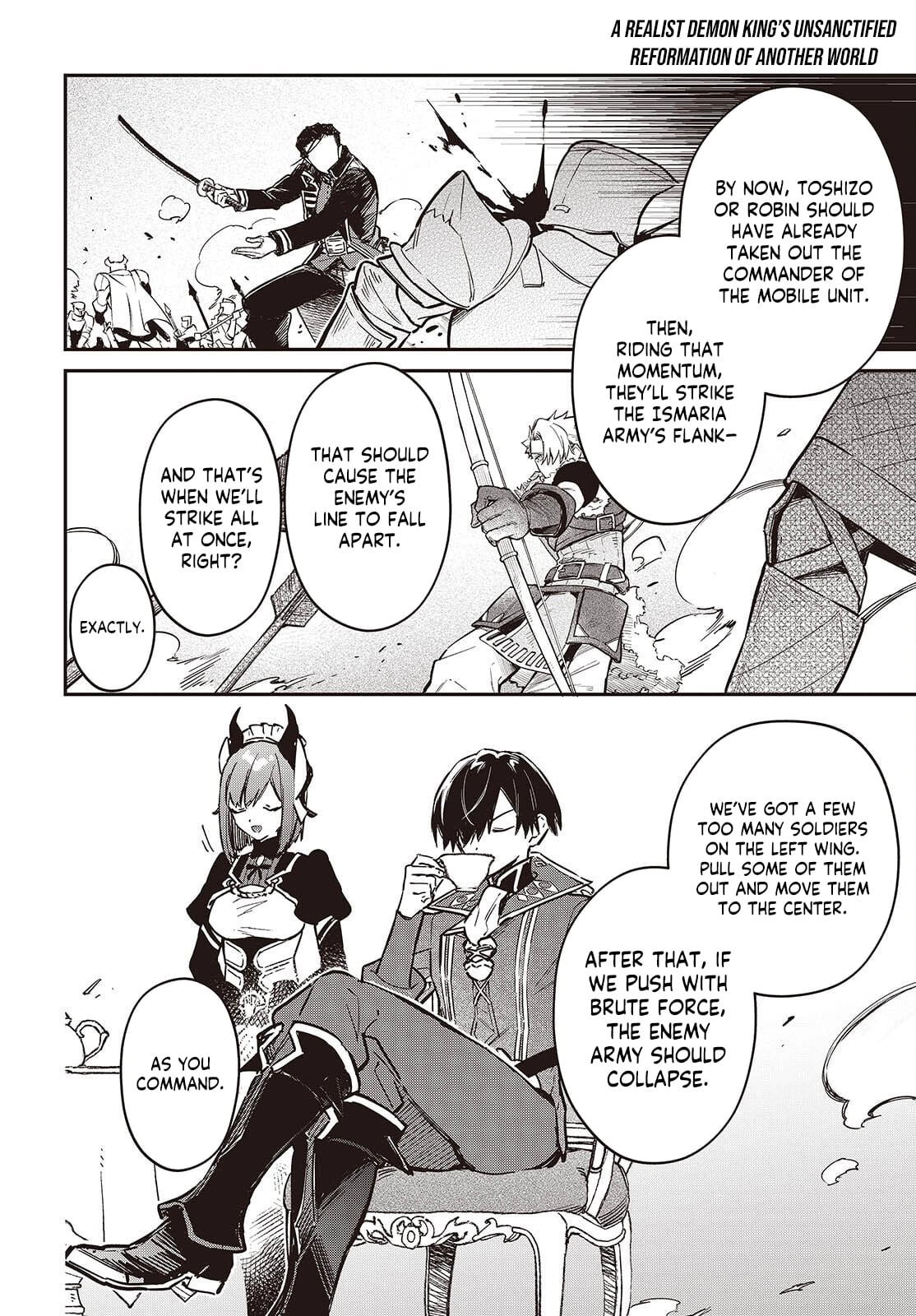 Realist Maou Niyoru Seiiki Naki Isekai Kaikaku Chapter 75 - Page 11 in English