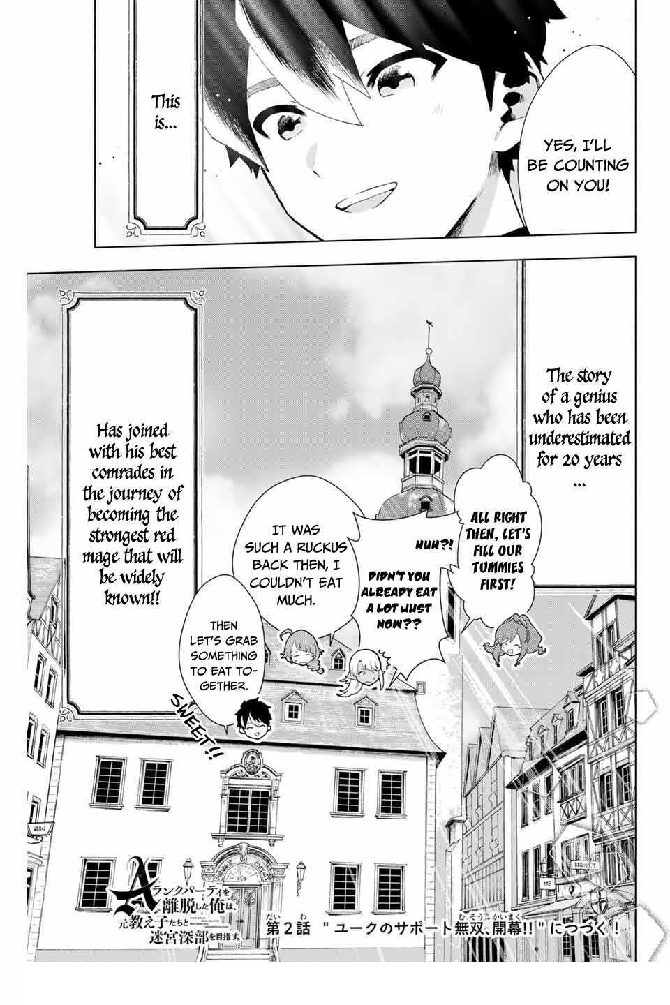 A Rank Party wo Ridatsu Shita Ore wa, Moto Oshiego Tachi to Meikyuu Shinbu wo Mezasu Chapter 1 - Page 35 in English