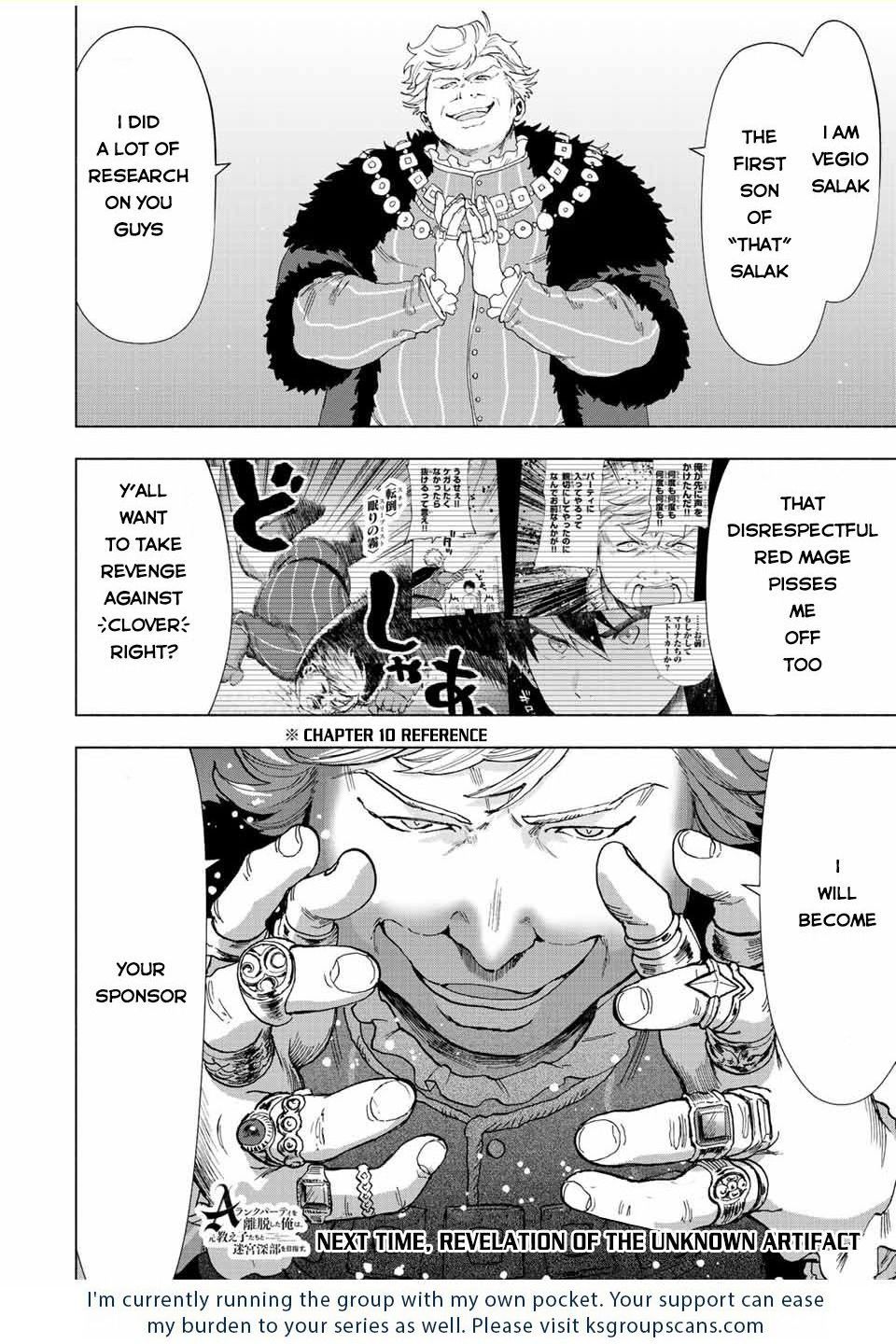 A Rank Party wo Ridatsu Shita Ore wa, Moto Oshiego Tachi to Meikyuu Shinbu wo Mezasu Chapter 49 - Page 13 in English