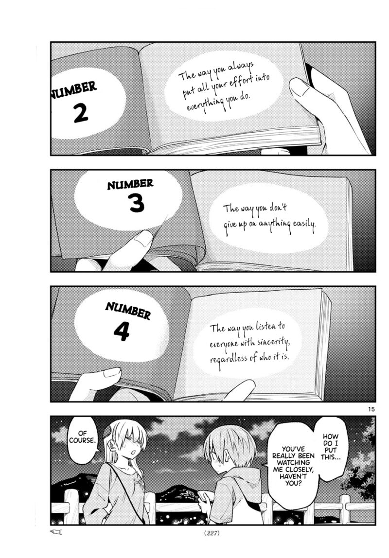 Tonikaku Cawaii Chapter 222 - Page 15 in English