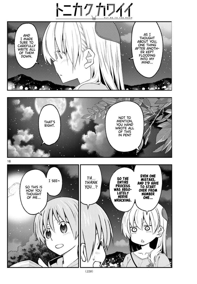 Tonikaku Cawaii Chapter 222 - Page 16 in English