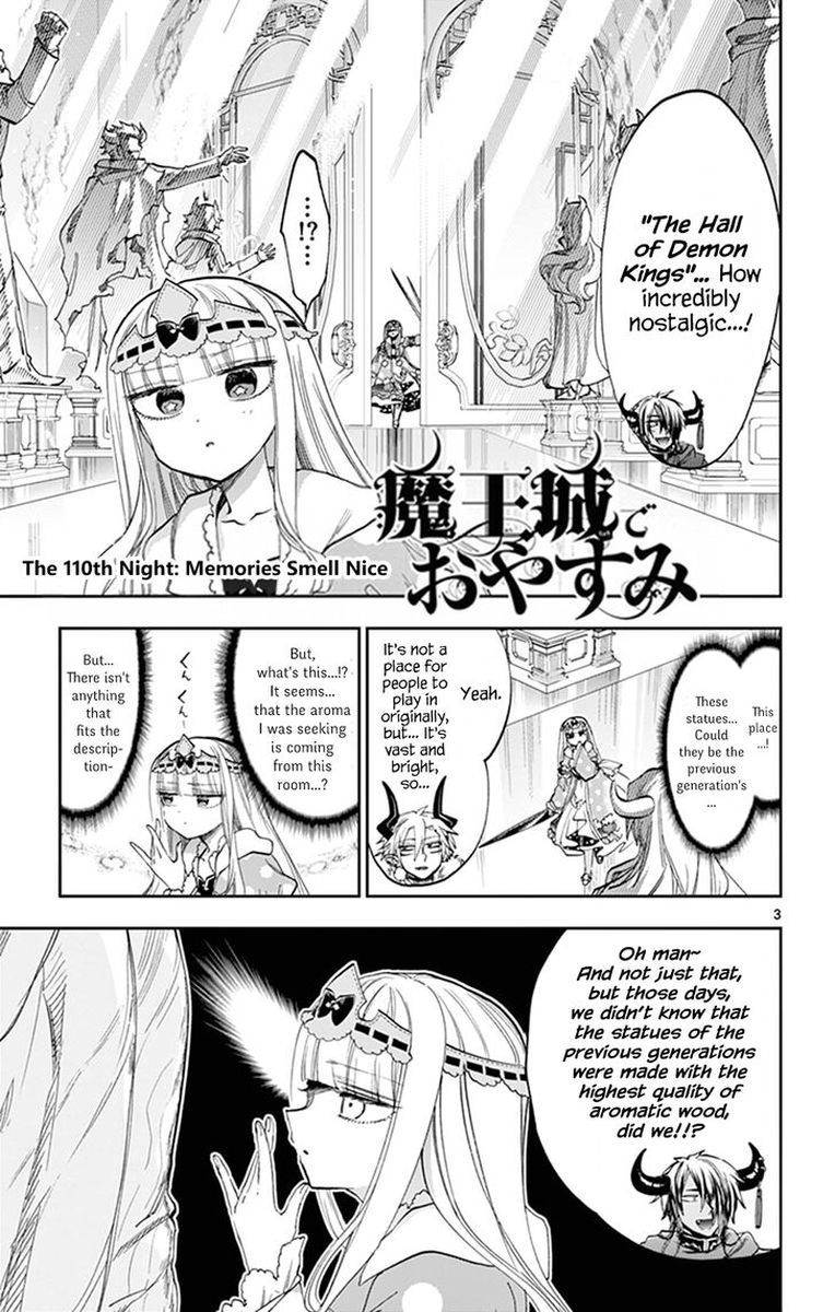 Maou-jou de Oyasumi Chapter 110 - Page 3 in English