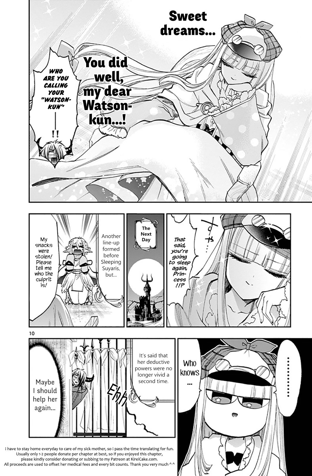 Maou-jou de Oyasumi Chapter 119 - Page 10 in English