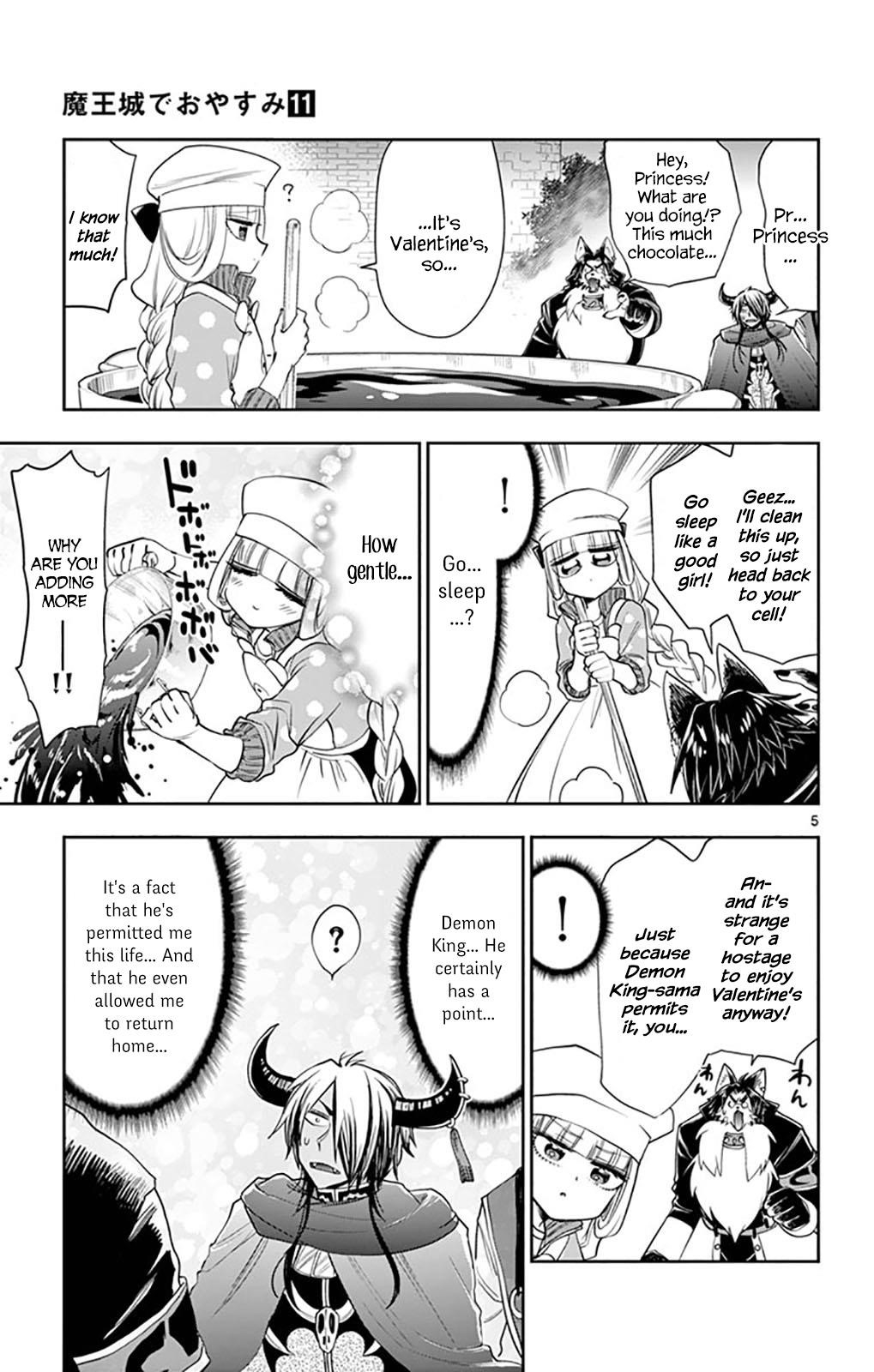 Maou-jou de Oyasumi Chapter 136 - Page 5 in English