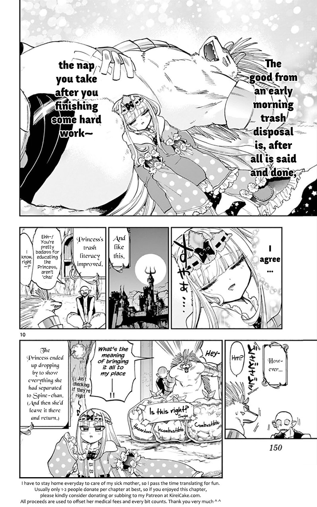 Maou-jou de Oyasumi Chapter 142 - Page 10 in English